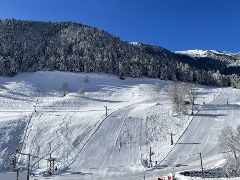 Station Bourg d'Oueil près de Luchon dans les Pyrénées